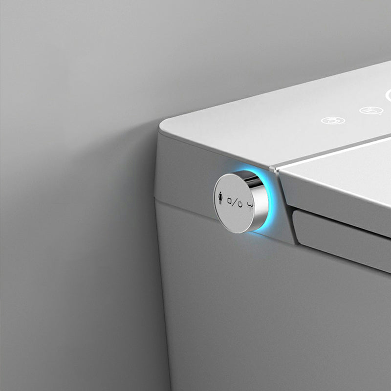 White Bidet Temperature Control Warm Air Dryer Elongated Wall-Mounted Ceramic Clearhalo 'Bathroom Remodel & Bathroom Fixtures' 'Bidets' 'Home Improvement' 'home_improvement' 'home_improvement_bidets' 'Toilets & Bidets' 8280744