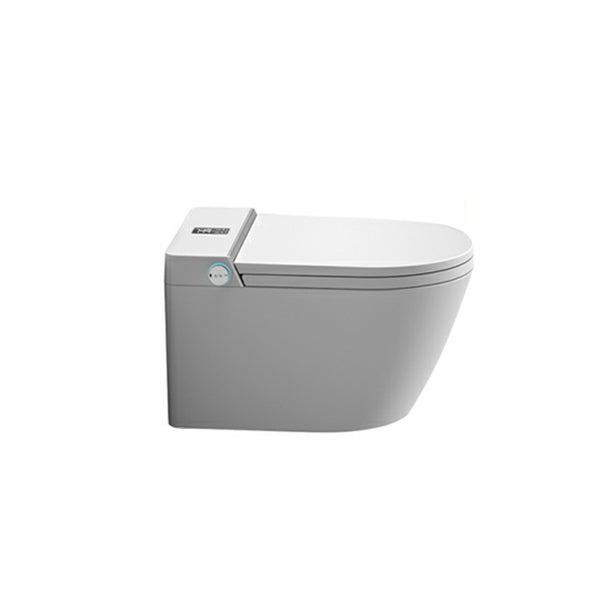 White Bidet Temperature Control Warm Air Dryer Elongated Wall-Mounted Ceramic Clearhalo 'Bathroom Remodel & Bathroom Fixtures' 'Bidets' 'Home Improvement' 'home_improvement' 'home_improvement_bidets' 'Toilets & Bidets' 8280745