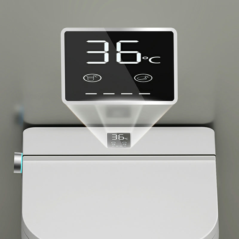 White Bidet Temperature Control Warm Air Dryer Elongated Wall-Mounted Ceramic Clearhalo 'Bathroom Remodel & Bathroom Fixtures' 'Bidets' 'Home Improvement' 'home_improvement' 'home_improvement_bidets' 'Toilets & Bidets' 8280750