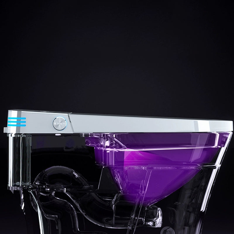 Temperature Control Bidet Floor Mounted Elongated White Ceramic with Heated Seat Clearhalo 'Bathroom Remodel & Bathroom Fixtures' 'Bidets' 'Home Improvement' 'home_improvement' 'home_improvement_bidets' 'Toilets & Bidets' 8280795