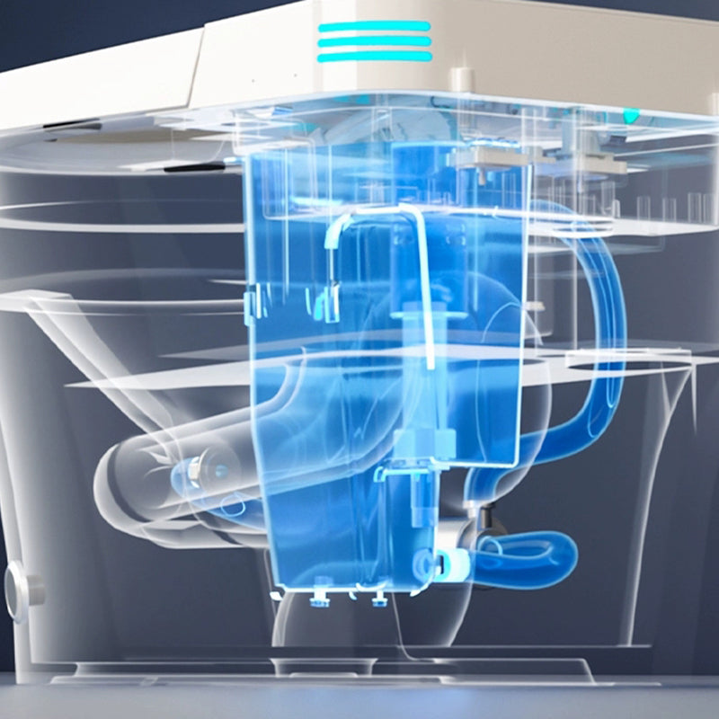 Temperature Control Bidet Floor Mounted Elongated White Ceramic with Heated Seat Clearhalo 'Bathroom Remodel & Bathroom Fixtures' 'Bidets' 'Home Improvement' 'home_improvement' 'home_improvement_bidets' 'Toilets & Bidets' 8280797