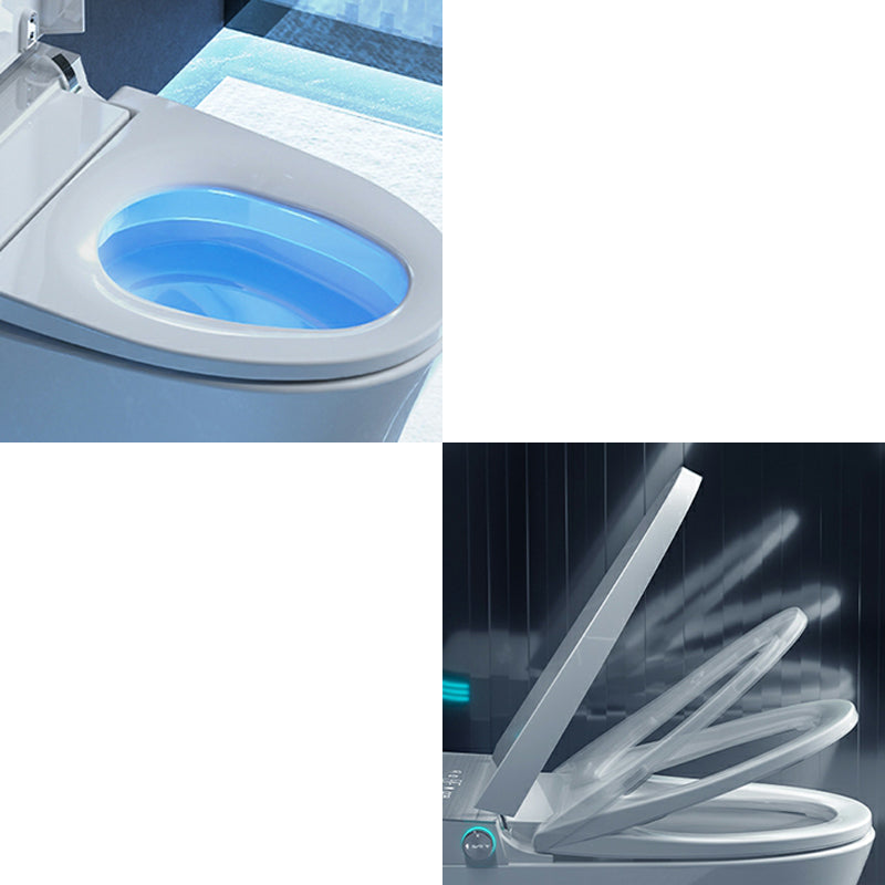 Temperature Control Bidet Floor Mounted Elongated White Ceramic with Heated Seat Clearhalo 'Bathroom Remodel & Bathroom Fixtures' 'Bidets' 'Home Improvement' 'home_improvement' 'home_improvement_bidets' 'Toilets & Bidets' 8280802