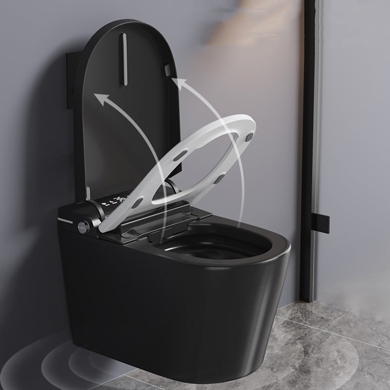 Wall Mounted Bidet Elongated Leak Resistant Soft Close Heated Seat Ceramic Clearhalo 'Bathroom Remodel & Bathroom Fixtures' 'Bidets' 'Home Improvement' 'home_improvement' 'home_improvement_bidets' 'Toilets & Bidets' 8302749