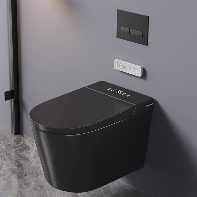 Wall Mounted Bidet Elongated Leak Resistant Soft Close Heated Seat Ceramic Clearhalo 'Bathroom Remodel & Bathroom Fixtures' 'Bidets' 'Home Improvement' 'home_improvement' 'home_improvement_bidets' 'Toilets & Bidets' 8302753