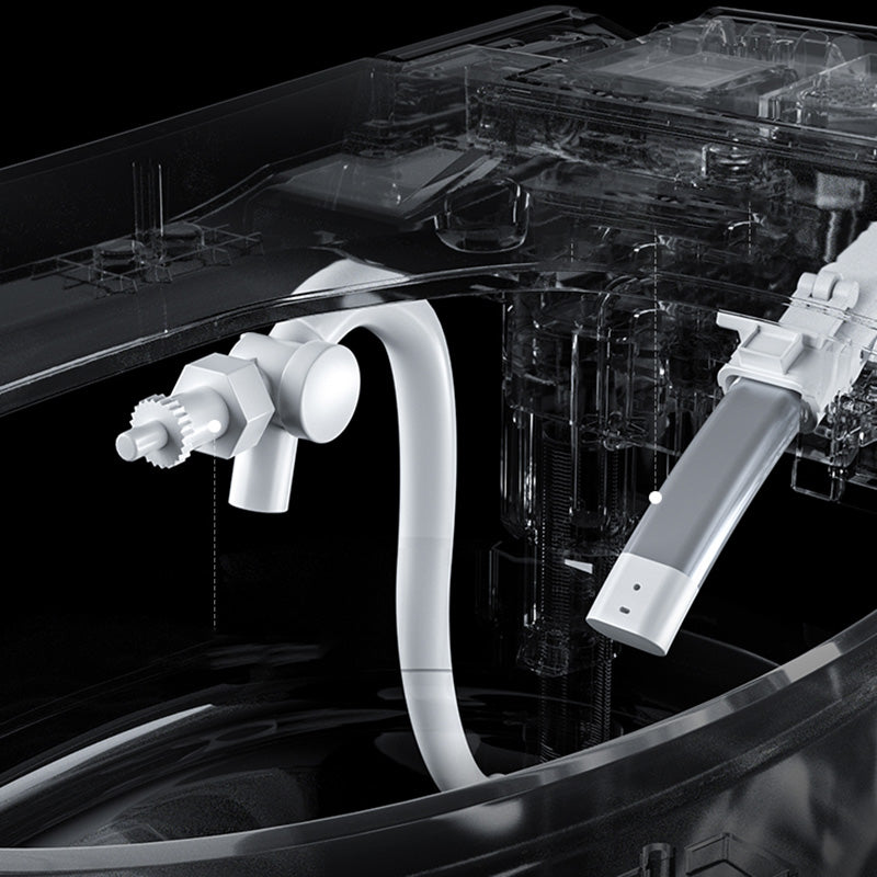 White Smart Bidet Ceramic Elongated Wall Mount with Soft Close Heated Seat Clearhalo 'Bathroom Remodel & Bathroom Fixtures' 'Bidets' 'Home Improvement' 'home_improvement' 'home_improvement_bidets' 'Toilets & Bidets' 8302765