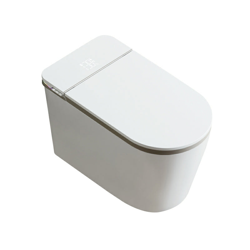Elongated Smart Bidet Ceramic White Soft Close Heated Seat Floor Mount Clearhalo 'Bathroom Remodel & Bathroom Fixtures' 'Bidets' 'Home Improvement' 'home_improvement' 'home_improvement_bidets' 'Toilets & Bidets' 8302781