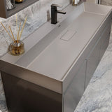 Grey Solid Wood Modern Wall Mounted Standard Bathroom Vanity Set Clearhalo 'Bathroom Remodel & Bathroom Fixtures' 'Bathroom Vanities' 'bathroom_vanities' 'Home Improvement' 'home_improvement' 'home_improvement_bathroom_vanities' 8302812