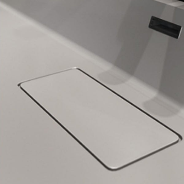 Grey Solid Wood Modern Wall Mounted Standard Bathroom Vanity Set Clearhalo 'Bathroom Remodel & Bathroom Fixtures' 'Bathroom Vanities' 'bathroom_vanities' 'Home Improvement' 'home_improvement' 'home_improvement_bathroom_vanities' 8302816