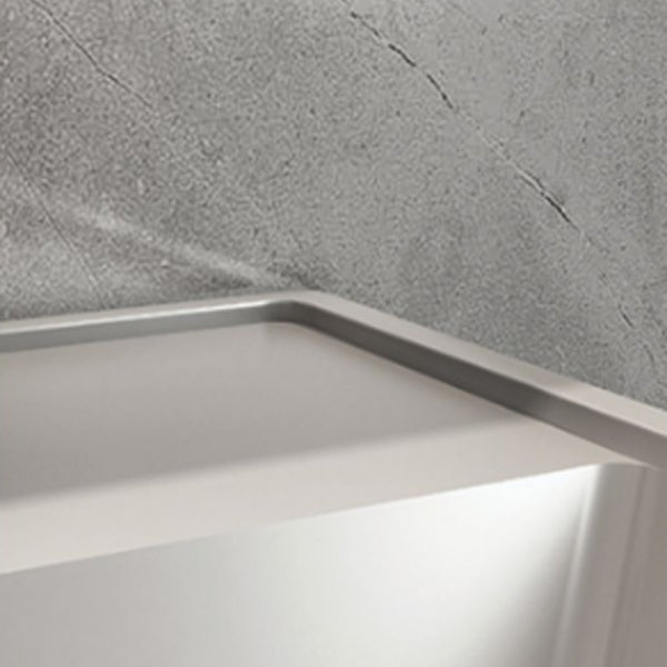 Grey Solid Wood Modern Wall Mounted Standard Bathroom Vanity Set Clearhalo 'Bathroom Remodel & Bathroom Fixtures' 'Bathroom Vanities' 'bathroom_vanities' 'Home Improvement' 'home_improvement' 'home_improvement_bathroom_vanities' 8302818