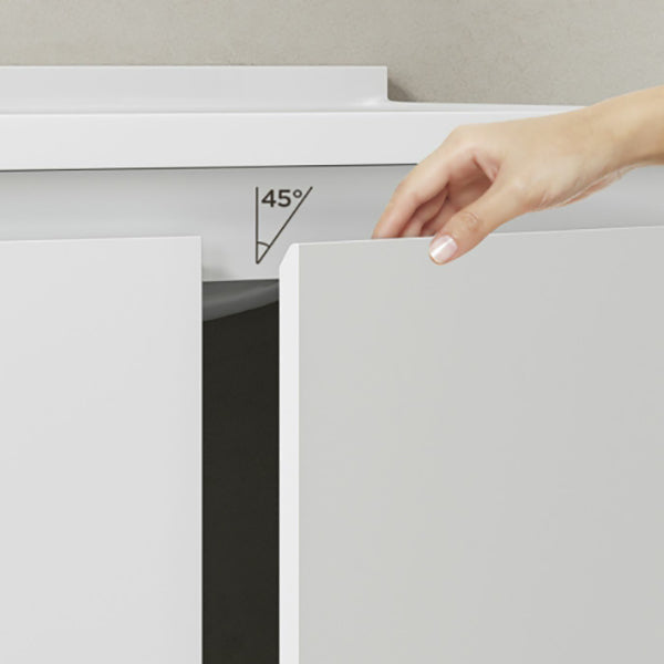 Trendy Bathroom Sink Vanity White Oval Sink One Drawer Wall Mounted Standard Clearhalo 'Bathroom Remodel & Bathroom Fixtures' 'Bathroom Vanities' 'bathroom_vanities' 'Home Improvement' 'home_improvement' 'home_improvement_bathroom_vanities' 8317318