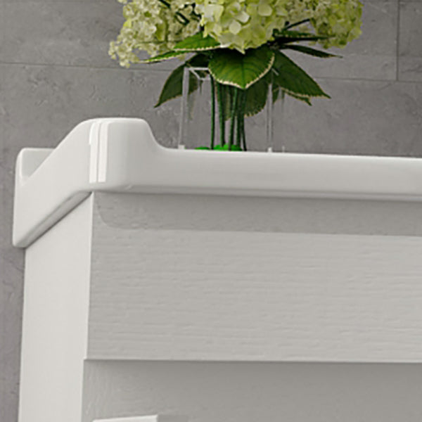 Modern Single-Sink White Wood Bathroom Vanity Cabinet with Soft Close Door Clearhalo 'Bathroom Remodel & Bathroom Fixtures' 'Bathroom Vanities' 'bathroom_vanities' 'Home Improvement' 'home_improvement' 'home_improvement_bathroom_vanities' 8317762