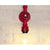 Metallic Pipe Sconce Lamp Industrial 1 Bulb Farmhouse Wall Light Fixture with Red Valve in White/Red, 1/5-Pack Red 1.0 Clearhalo 'Art deco wall lights' 'Cast Iron' 'Glass' 'Industrial wall lights' 'Industrial' 'Middle century wall lights' 'Modern' 'Rustic wall lights' 'Tiffany' 'Traditional wall lights' 'Wall Lamps & Sconces' 'Wall Lights' Lighting' 84609
