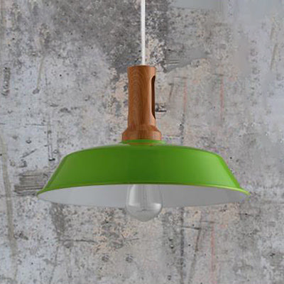 Retro Stylish Barn Hanging Light 10"/14" W 1 Bulb Metal Ceiling Light Fixture in Black/White for Kitchen Clearhalo 'Art Deco Pendants' 'Black' 'Cast Iron' 'Ceiling Lights' 'Ceramic' 'Crystal' 'Industrial Pendants' 'Industrial' 'Metal' 'Middle Century Pendants' 'Pendant Lights' 'Pendants' 'Rustic Pendants' 'Tiffany' Lighting' 85037