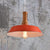 Retro Stylish Barn Hanging Light 10"/14" W 1 Bulb Metal Ceiling Light Fixture in Black/White for Kitchen Orange Clearhalo 'Art Deco Pendants' 'Black' 'Cast Iron' 'Ceiling Lights' 'Ceramic' 'Crystal' 'Industrial Pendants' 'Industrial' 'Metal' 'Middle Century Pendants' 'Pendant Lights' 'Pendants' 'Rustic Pendants' 'Tiffany' Lighting' 85038