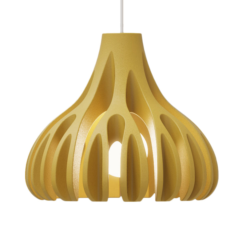 Macaron Coral-Shape Pendant Lighting Resin 1 Light Dining Room Suspension Lamp in White/Black/Yellow Clearhalo 'Ceiling Lights' 'Modern Pendants' 'Modern' 'Pendant Lights' 'Pendants' Lighting' 852572