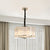 Modern Drum Ceiling Chandelier 5/6-Head Prismatic Crystal Suspension Light over Table 5 Clear Clearhalo 'Ceiling Lights' 'Chandeliers' 'Clear' 'Industrial' 'Modern Chandeliers' 'Modern' 'Tiffany' 'Traditional Chandeliers' Lighting' 862762