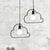 2-Bulb Kitchen Multi Light Pendant Nordic Black/White Pendulum Light with Cloud Iron Frame Black Clearhalo 'Ceiling Lights' 'Pendant Lights' 'Pendants' Lighting' 863635_24a3c059-7fdb-48c9-a8da-5f957d457087