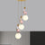 Cartoon Deer Cluster Ball Pendant Cream Glass 3-Head Kids Room Hanging Ceiling Light in Pink Pink Clearhalo 'Ceiling Lights' 'Pendant Lights' 'Pendants' Lighting' 863660_cc800988-2b6b-4081-aa82-c6e39badb699