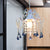 Cascade Restaurant Ceiling Lamp Minimalism Hand-Cut Crystal 1 Head Blue/Pink Down Lighting Pendant Blue Clearhalo 'Ceiling Lights' 'Modern Pendants' 'Modern' 'Pendant Lights' 'Pendants' Lighting' 882138