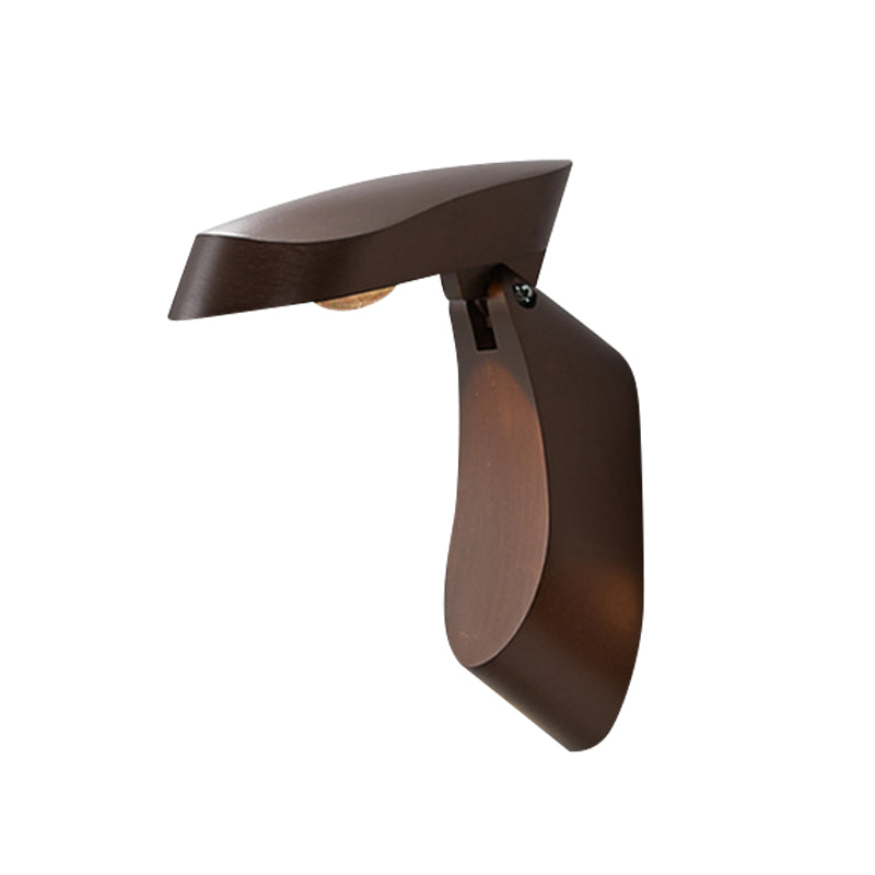 Rotatable Oval Surface Wall Sconce Modern Metal LED Bedside Wall Light Fixture in White/Black/Gold Finish Clearhalo 'Cast Iron' 'Glass' 'Industrial' 'Modern wall lights' 'Modern' 'Tiffany' 'Traditional wall lights' 'Wall Lamps & Sconces' 'Wall Lights' Lighting' 882812