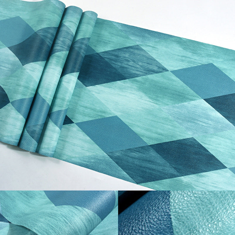 American Country Harlequin Wallpaper for Bedroom and Dining Room Non-Pasted 33' x 20.5" Wall Decor Clearhalo 'Industrial wall decor' 'Industrial' 'Wallpaper' Wall Decor' 883536