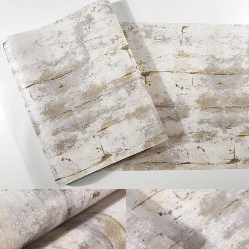 Industrial Reclaimed Wood Wallpaper 31 ft. x 20.5 in Non-Pasted Vinyl Wall Decor Clearhalo 'Industrial wall decor' 'Industrial' 'Wallpaper' Wall Decor' 883572