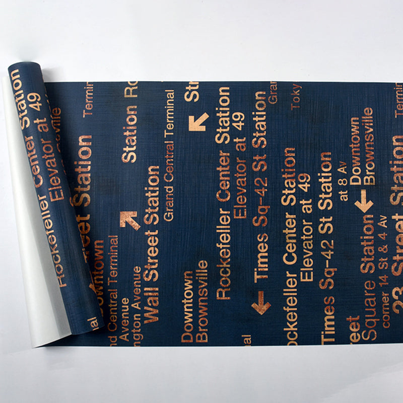 Fashion and Original 3D Effect English Letters and Vocabularies Non-Pasted Wallpaper, 20.5" by 31' Clearhalo 'Industrial wall decor' 'Industrial' 'Wallpaper' Wall Decor' 883653