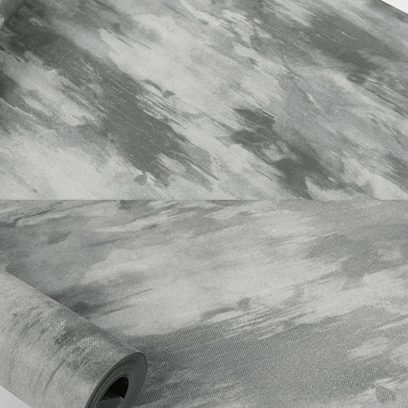 Mottled Vinyl Waterproof Cement and Concrete Look Wallpaper, 33'L x 20.5"W Clearhalo 'Industrial wall decor' 'Industrial' 'Wallpaper' Wall Decor' 883727