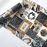 Original and Fashion Wall Decor Heart and STAR and Letter and Stone on Square and Rectangle Non-Pasted Wallpaper, 33' x 20.5" Clearhalo 'Industrial wall decor' 'Industrial' 'Wallpaper' Wall Decor' 883746