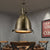 Brushed Brass Bell Pendant Light Nautical Metallic 1 Head Dining Room Hanging Ceiling Light with Glass Diffuser Brushed Brass Clearhalo 'Art Deco Pendants' 'Cast Iron' 'Ceiling Lights' 'Ceramic' 'Crystal' 'Industrial Pendants' 'Industrial' 'Metal' 'Middle Century Pendants' 'Pendant Lights' 'Pendants' 'Tiffany' Lighting' 88444