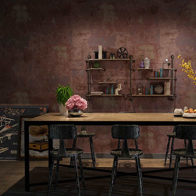 Retro Mottled Cement Wallpaper Non-Pasted 57.1 sq ft. Wall Decor Clearhalo 'Industrial wall decor' 'Industrial' 'Wallpaper' Wall Decor' 884901