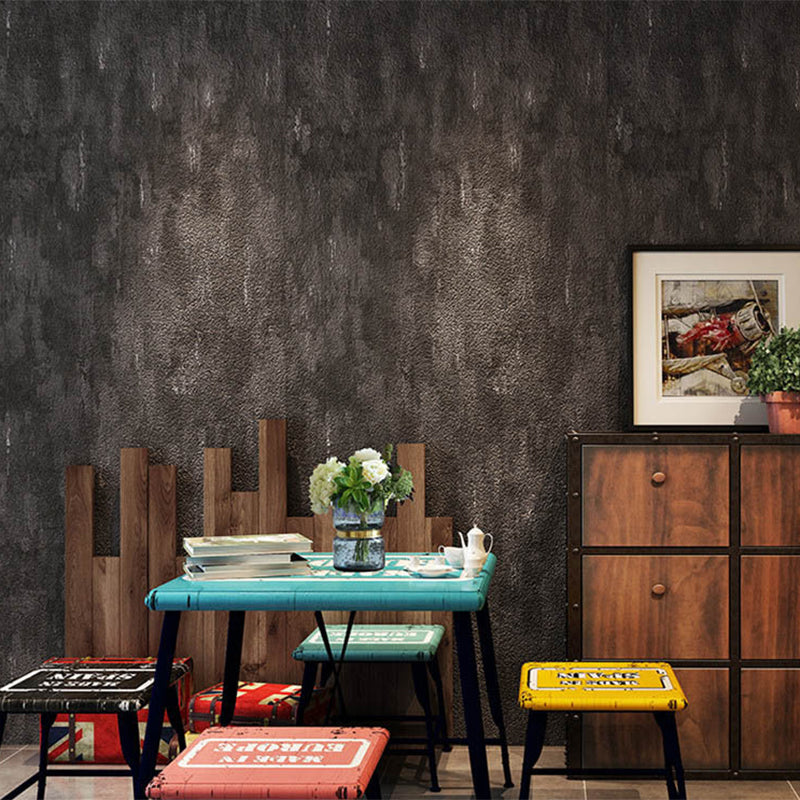 Vinyl 33' x 21" Industrial Wallpaper for Loft Non-Pasted Cement Pattern Wall Decor Clearhalo 'Industrial wall decor' 'Industrial' 'Wallpaper' Wall Decor' 884987