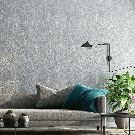 Vinyl 33' x 21" Industrial Wallpaper for Loft Non-Pasted Cement Pattern Wall Decor Grey Clearhalo 'Industrial wall decor' 'Industrial' 'Wallpaper' Wall Decor' 884992