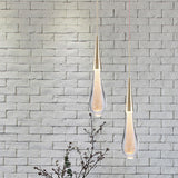 1 Light Bubble Crystal Ceiling Lamp Modern Brass Droplet Living Room LED Pendant Light Clearhalo 'Ceiling Lights' 'Modern Pendants' 'Modern' 'Pendant Lights' 'Pendants' Lighting' 886264