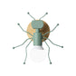 Ant Metal Sconce Wall Light Nordic 1 Bulb Grey/White/Green Wall Lighting Fixture with Wood Backplate Clearhalo 'Wall Lamps & Sconces' 'Wall Lights' Lighting' 886553