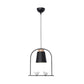 Bird Cage Shape Metal Down Lighting Macaron 1 Head White/Black/Grey Finish Pendulum Lamp with Small Barrel Shade Clearhalo 'Ceiling Lights' 'Modern Pendants' 'Modern' 'Pendant Lights' 'Pendants' Lighting' 886677