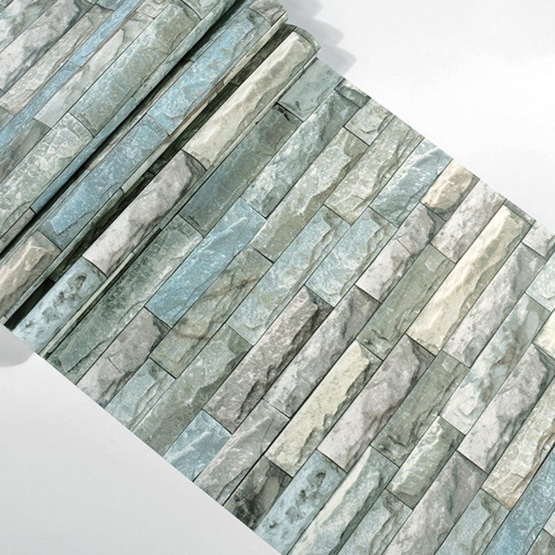 Multi-Colored Non-Woven Brick Wallpaper Decorative 3D Rock Wall Covering, 31'L x 20.5"W Clearhalo 'Industrial wall decor' 'Industrial' 'Wallpaper' Wall Decor' 887003