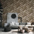 Non-Pasted Wallpaper with Industrial Like Color Brick of Chevron Design, 20.5"W x 31'L Brown Clearhalo 'Industrial wall decor' 'Industrial' 'Wallpaper' Wall Decor' 887030
