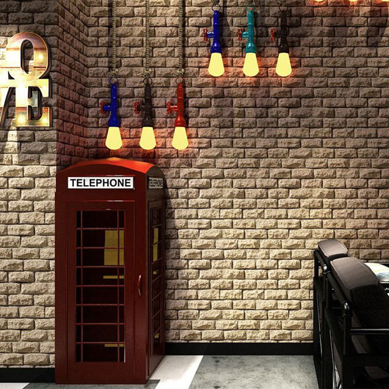 Natural Color Stone Pattern Wallpaper 33' x 20.5" Vinyl Water-Resistant Wall Covering Clearhalo 'Industrial wall decor' 'Industrial' 'Wallpaper' Wall Decor' 887151