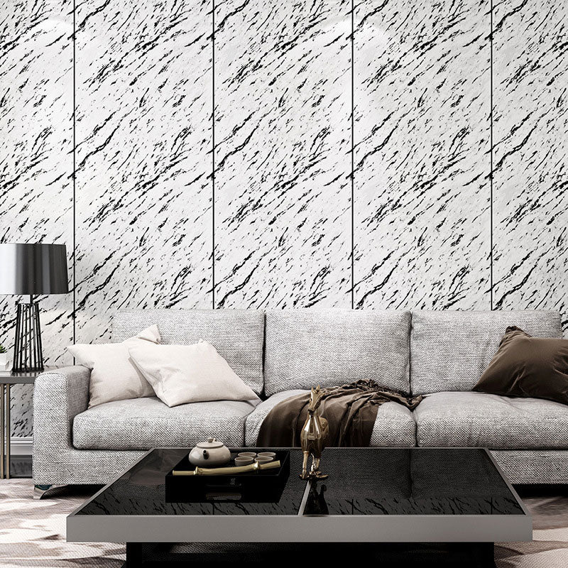 Modern Minimalist Marble Wallpaper Glazed Tile Stain-Resistant Non-Pasted Wall Decor 20.5"W x 31'L Clearhalo 'Modern wall decor' 'Modern' 'Wallpaper' Wall Decor' 887165