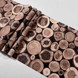 Brown 3D Faux Wood Wallpaper 31 ft. x 20.5 in Vinyl Stain-Resistant Wall Decor Clearhalo 'Country wall decor' 'Rustic' 'Wallpaper' Wall Decor' 887257