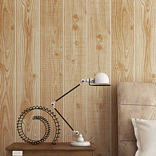 Plaster Retro Wood Surface Wallpaper 20.5 in x 31 ft Simple Non-Pasted Wall Decor Clearhalo 'Country wall decor' 'Rustic' 'Wallpaper' Wall Decor' 887290