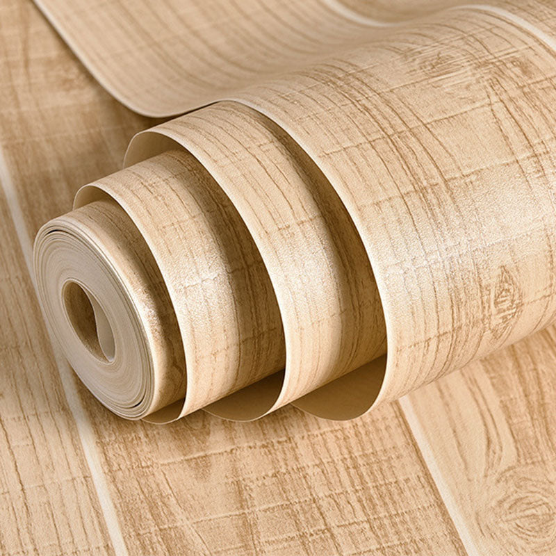 Plaster Retro Wood Surface Wallpaper 20.5 in x 31 ft Simple Non-Pasted Wall Decor Clearhalo 'Country wall decor' 'Rustic' 'Wallpaper' Wall Decor' 887291