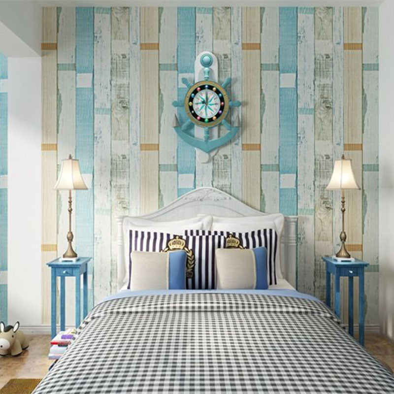 Vinyl 33' x 20.5" American Countryside Wallpaper Wood Effect Wall Decor Clearhalo 'Country wall decor' 'Rustic' 'Wallpaper' Wall Decor' 887390