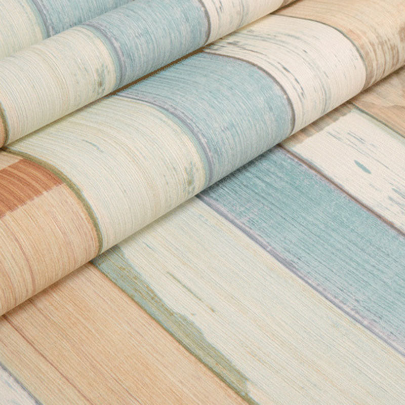 Vinyl 33' x 20.5" American Countryside Wallpaper Wood Effect Wall Decor Clearhalo 'Country wall decor' 'Rustic' 'Wallpaper' Wall Decor' 887391