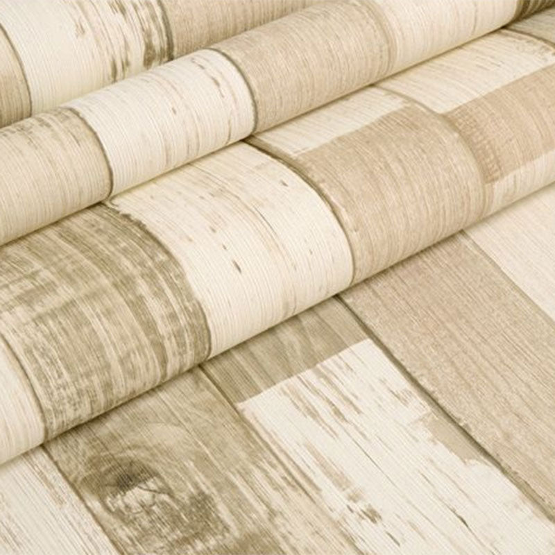 Vinyl 33' x 20.5" American Countryside Wallpaper Wood Effect Wall Decor Clearhalo 'Country wall decor' 'Rustic' 'Wallpaper' Wall Decor' 887397