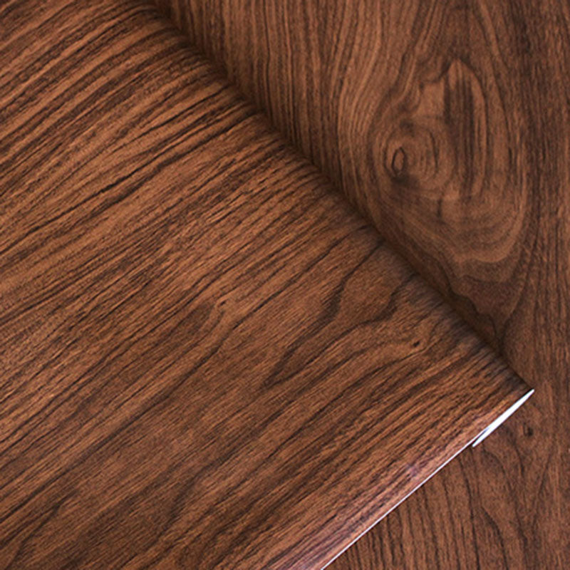 Dark Brown Wood Texture Wallpaper 14.5 sq ft. Plaster Stain-Resistant Distressed Wall Decor, Self-Adhesive Clearhalo 'Country wall decor' 'Rustic' 'Wallpaper' Wall Decor' 887470