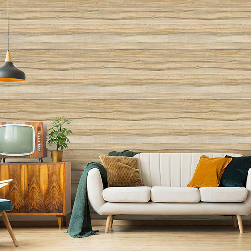Rustic Wood Wallpaper PVC 29.1 sq ft. Simple Self-Adhesive Wall Covering Wood Clearhalo 'Country wall decor' 'Rustic' 'Wallpaper' Wall Decor' 887520