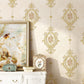 Girly Elegant Damasque Wallpaper Decorative Non-Pasted Wall Covering, 20.5"W x 31'L Clearhalo 'Vintage wall decor' 'Vintage' 'Wallpaper' Wall Decor' 887577