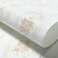 Romantic Flower Design Wallpaper Non-Woven Decorative Vertical Stripe Wall Covering, 20.5"W x 31'L Clearhalo 'Vintage wall decor' 'Vintage' 'Wallpaper' Wall Decor' 887637